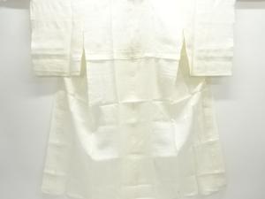 アンティーク　本麻透かし織　流水に垣根模様長襦袢